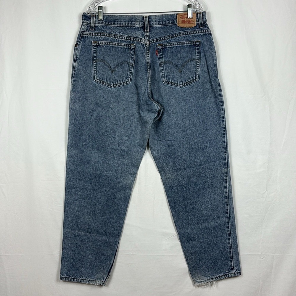 Vtg Levi's 550 Relaxed Tapered ‎ Blue Jeans Womens Size 18M Light Wash High Rise - Picture 2 of 11